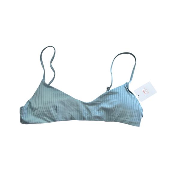 Andie Swim The Molokai Bikini Top Marlin Blue XL NWT - Picture 2 of 4